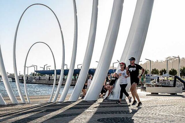 20 km running tour in Perth
