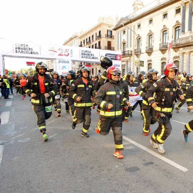 Cursa de Bombers running race in Barcelona