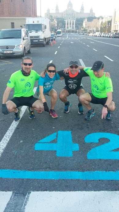 Running race Barcelona